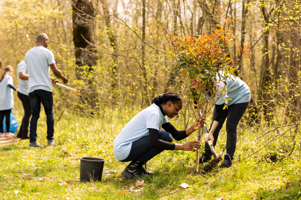 Community-led tree planting project funded via TreeTherium Crowdfunding
