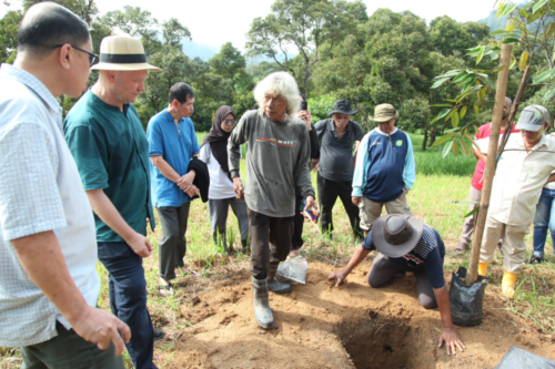 treetherium ignition event, hulu langat, tree planting, treeplanting, reforestation, launching dao